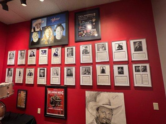 Oklahoma music hall of fame.