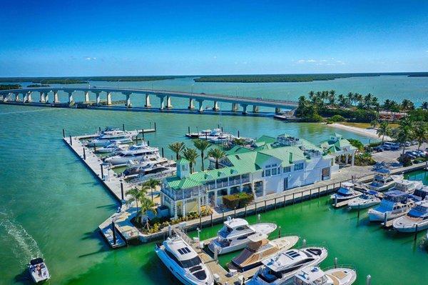 View of Riverside Marina and the Jolley Bridge