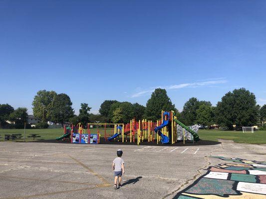 View of the entire play area