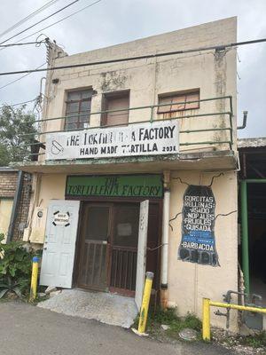 Old school storefront...reminds me of Mexico.