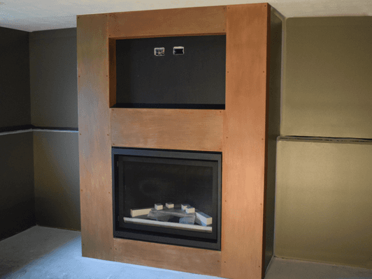 Sioux Falls Metal Fireplace