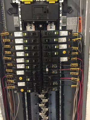 Brand new service upgrade to 200 amps.