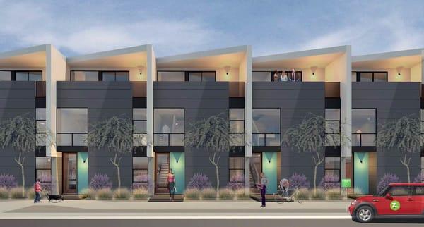 Exterior rendering of artHAUS development in Phoenix, AZ
 http://eastvalleyurban.com/phoenix/arthaus/