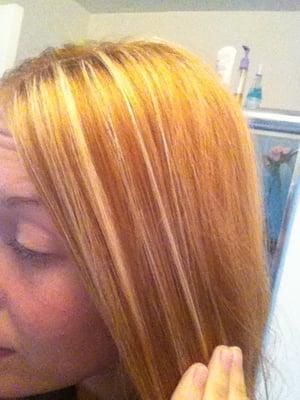 So...these are my "natural" highlights :P