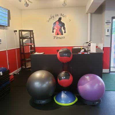 bosu ball and stability balls