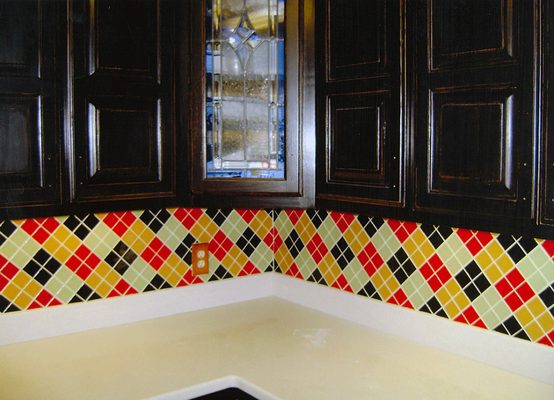 Completed Kitchen Tile Project. Columbia SC.