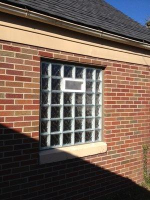 Glass block windows