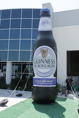 20' Guiness Black Lager Bottle