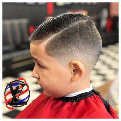 Los the Barber with another fresh comb over haircut!!!                       @ choppersbarbershop