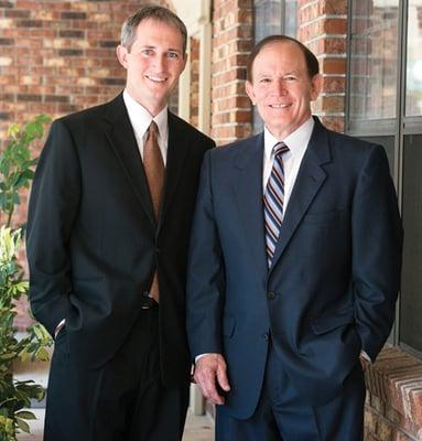 Dr. Gene R. Patch and his son Dr. Michael E. Patch.