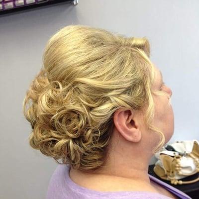 Updo by christina from sahaira salon