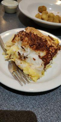 Coconut cream pie