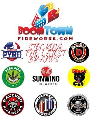 Boom Town Fireworks Brands