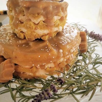 Waffle Wedding Cake