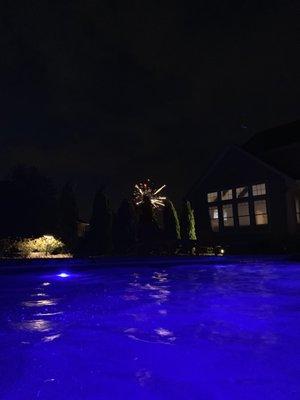 Night Swim on 4th Of July