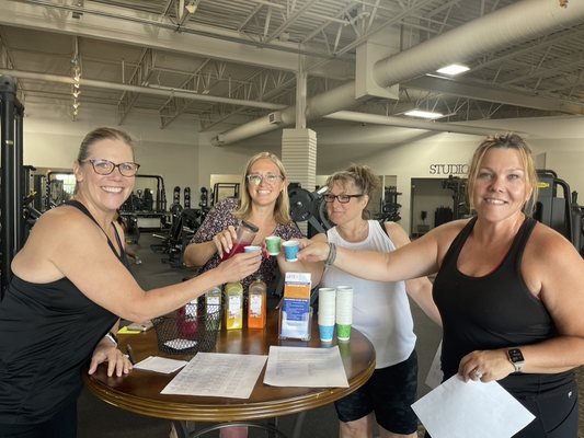 inFIT Juice Tasting with the nutrition coach, Brittany Giles