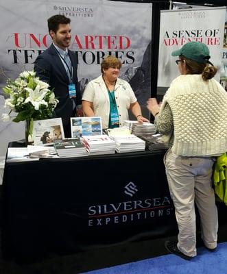 CVI working with Silversea Cruises at the DC Travel and Adventure Show 2016