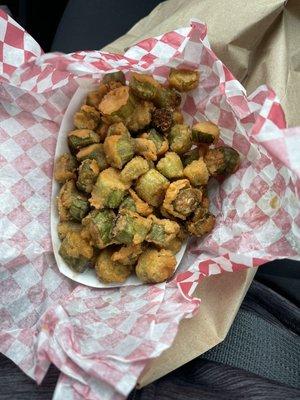 Fried okra