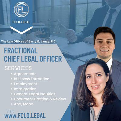 Trusted legal expertise at a fraction of the cost! Get the fractional advantage for your company. Affordable, tailored to your needs.