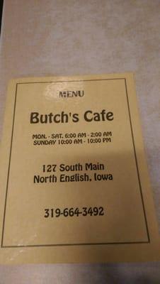 Butch's has a great old time diner feel.