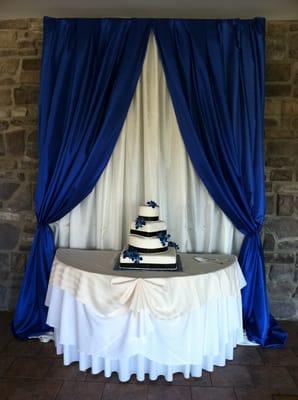 cake backdrop