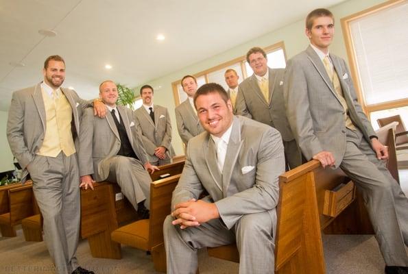 wedding party groomsmen