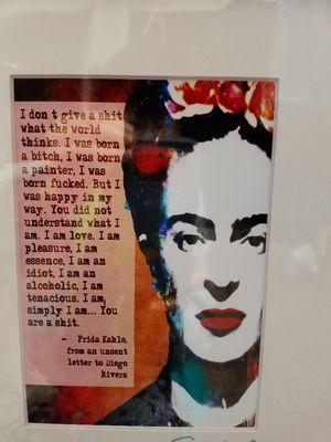 Handmade By Simone: Frida poem and image