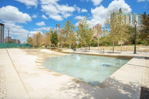 The Springs - one of our sustainable interactive water features in the park.