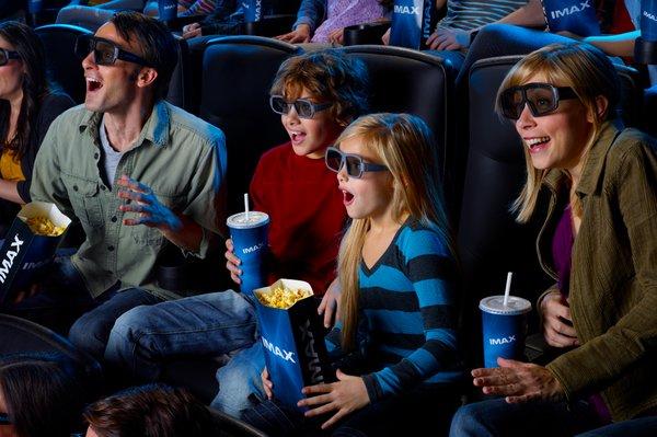 Experience the magic of IMAX in 2D and 3D display.