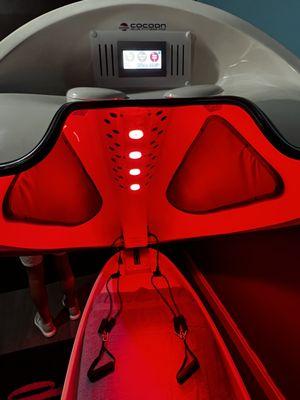 Red light therapy cocoon that reaches 160-180° and helps you lose weight and helps with pain