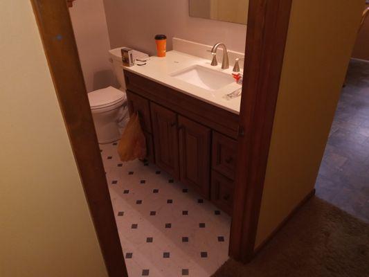 Bathroom after remodel