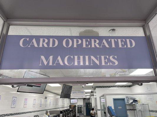 Store Card Operated Machines