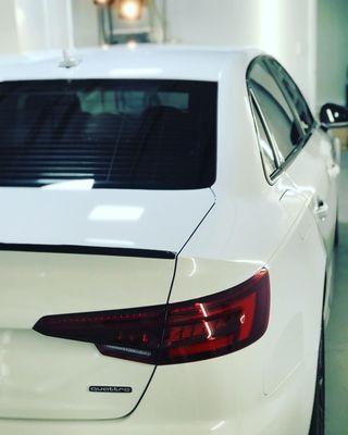 Ceramic Coating on White Audi A4