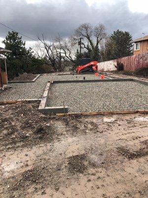 Preparation for slab concrete