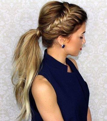 Pony tail with an edge