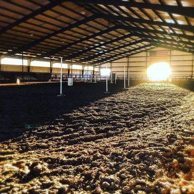 Indoor riding arena