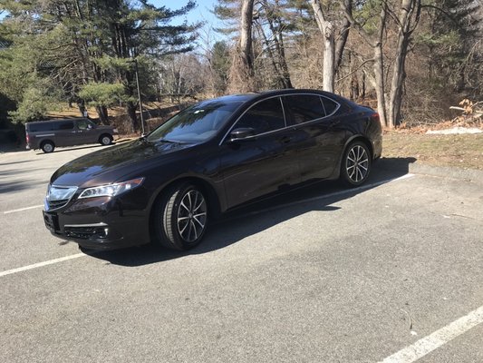 Car after wash.