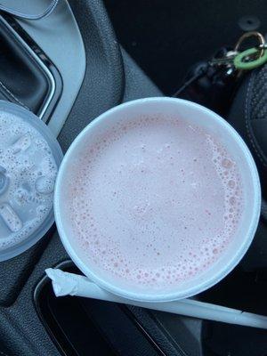 Strawberry fields milkshake