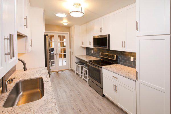 White and Gray Kitchen