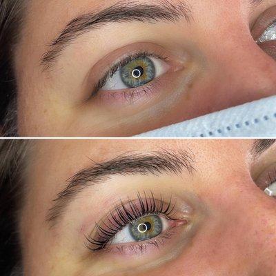 lash lift lasts up to 8 weeks