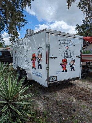 Around the world in 7 days food trailer in Titusville FL.