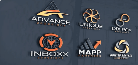 Multiple logo design examples