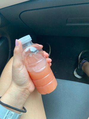 Homemade guava juice