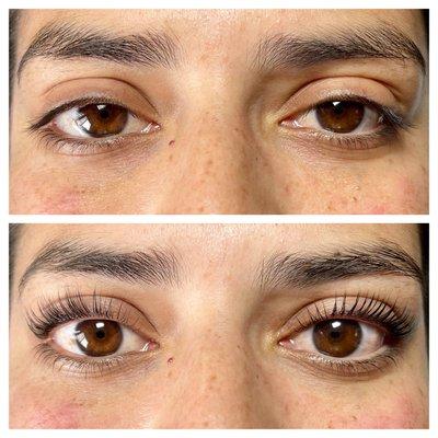 Straight lashes? Not a problem for my KERATIN LASH LIFT!