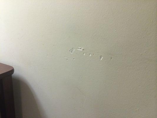 More wall damage