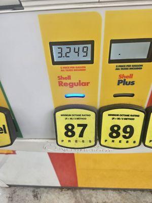 Price I paid after joining their gas  club.