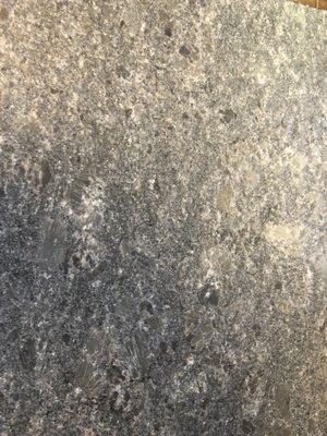 Steel gray granite. Leathered.