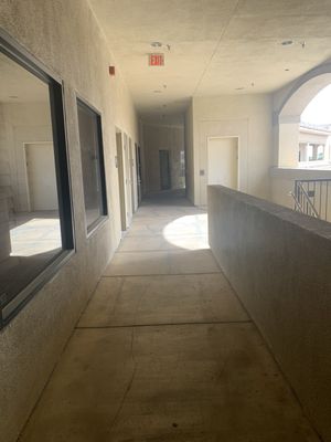 Dark and dirty hallways