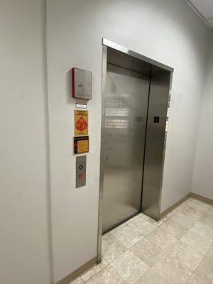 Montgomery elevator, Dillard's North Asheville Mall