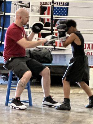 A little 1 on 1 with Coach Patrick